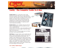 Tablet Screenshot of caddy-trailers.co.uk